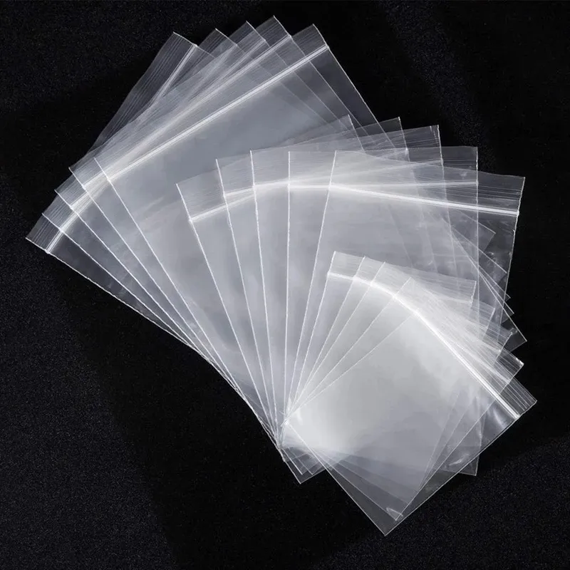 Wholesale 100 Resealable Plastic Zip Reusable Bags 10 Silk Mil Clear Zipper  Backs For Jewelry, Candy, And Coins From Prettycase, $2.29